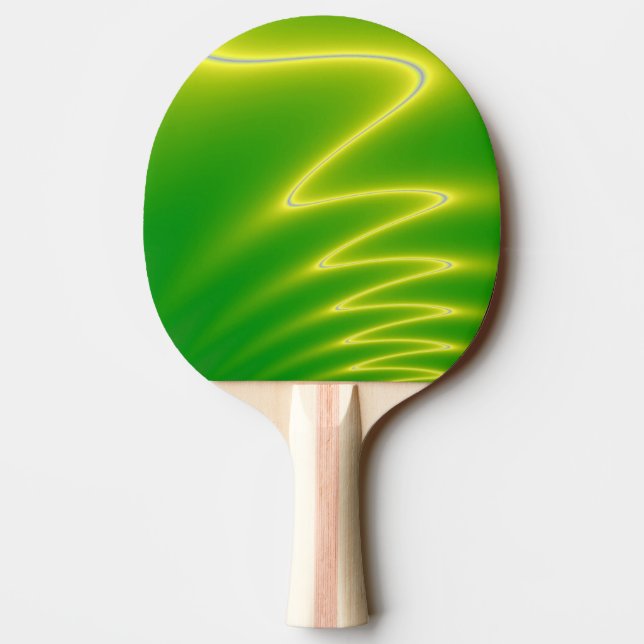 Green Lightning Ping Pong Paddle (Back)