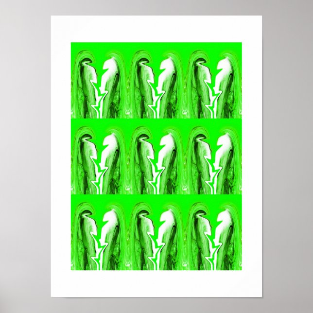 Green lightning poster (Front)