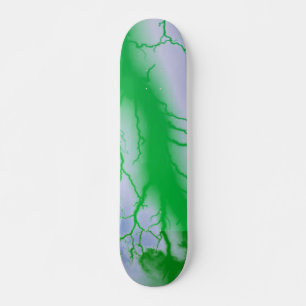 Green Lightning Skateboard