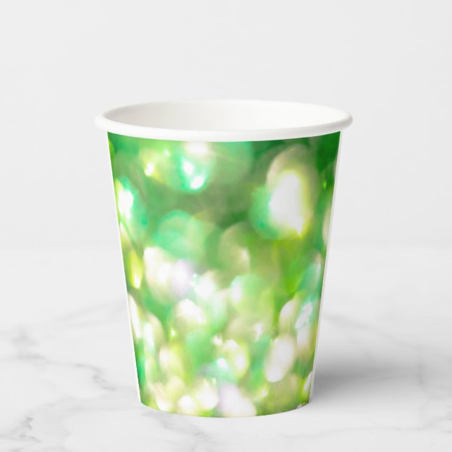 Green Lights Paper Cups (Front)
