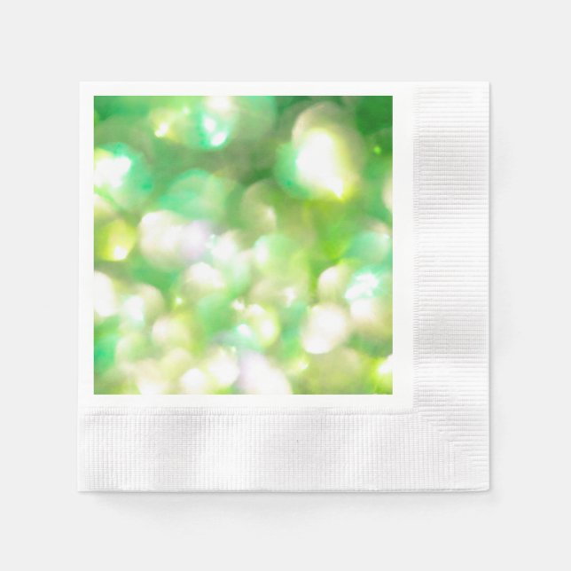 Green Lights Paper  Napkin (Front)