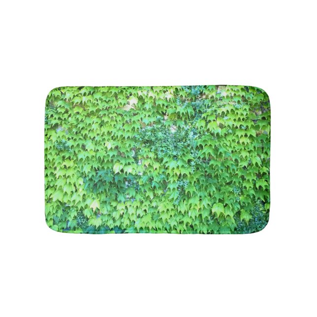 Green like Ivy Bath Mat (Front)