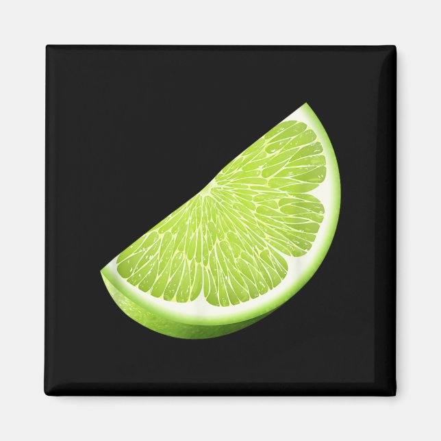 Green Lime Halloween Costume Group Funny Lime Magnet (Front)