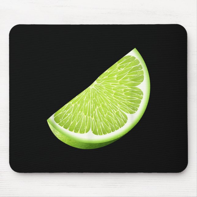 Green Lime Halloween Costume Group Funny Lime Mouse Mat (Front)