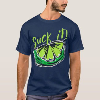 Green Lime Slice Funny Lemon Guacamole Mexico Cinc T-Shirt