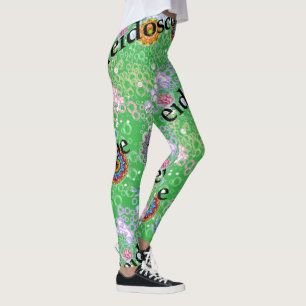 Green Lime Sorbet Leggings