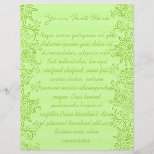 Green Lime Striped Swirled Flyer