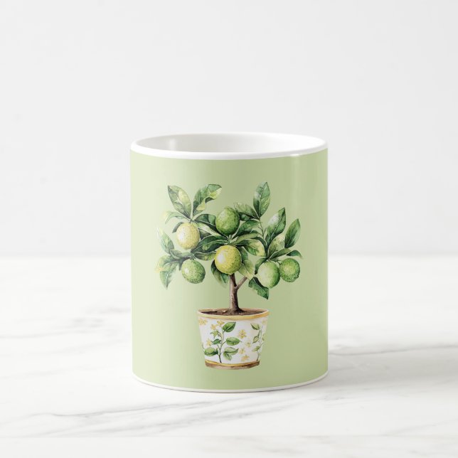 Green Lime Tree Coffee Mug (Center)