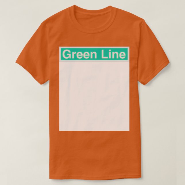 Green Line T-Shirt (Design Front)