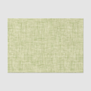 Green Linen  Tissue Paper