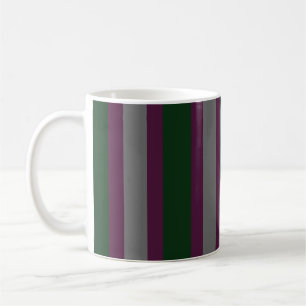 Green Lines Coffee Mug