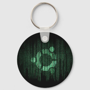 Green Linux Terminal Key Ring