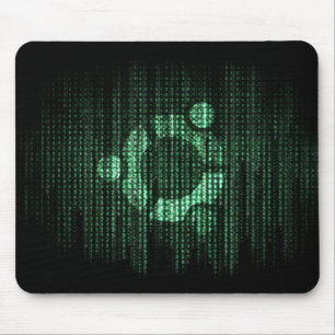 Green Linux Terminal Mouse Mat