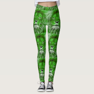 Lion print cheap leggings