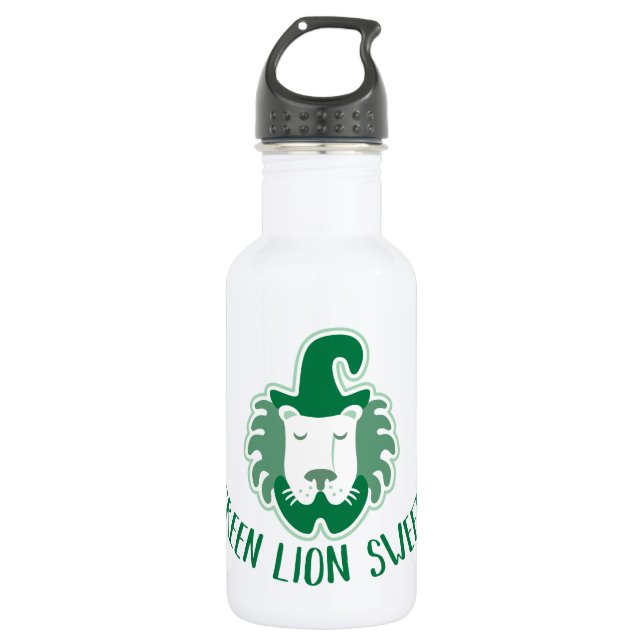 Green Lion Sweets Logo & Text 532 Ml Water Bottle (Front)