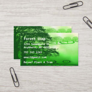 Green Living Business Card