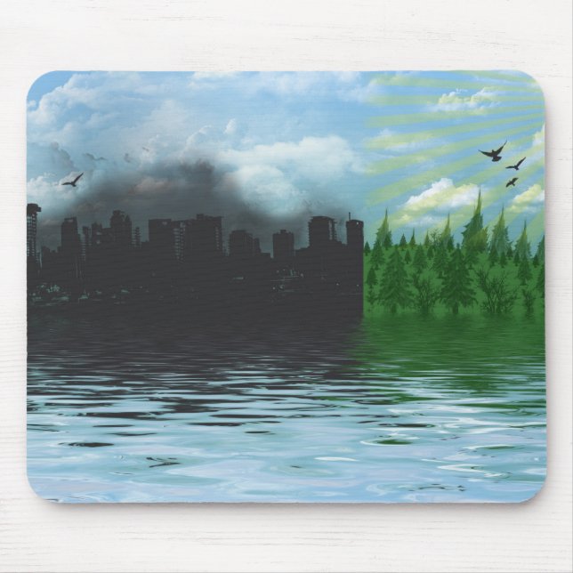 Green Living Mouse Mat (Front)