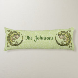 Green Lizard Body Cushion
