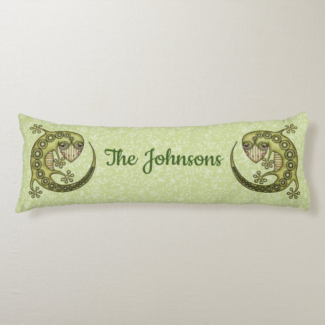 Green Lizard Body Cushion (Front)