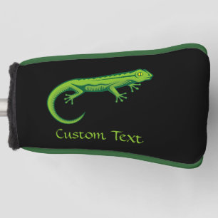 Green Lizard Golf Head Cover