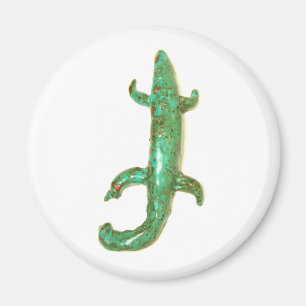 green lizard magnet