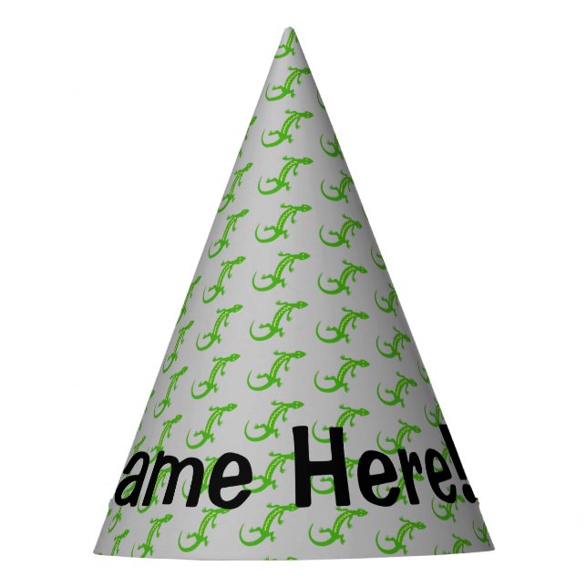 Green Lizard Party Hat (Front)