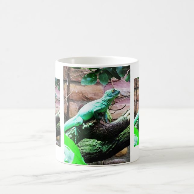 Green lizards coffee mug (Center)