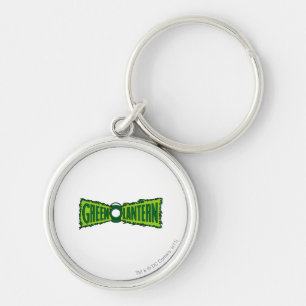 Green Logo Flames Key Ring