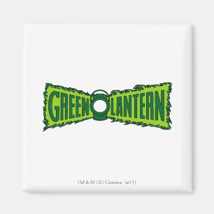 Green Logo Flames Magnet