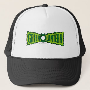 Green Logo Flames Trucker Hat