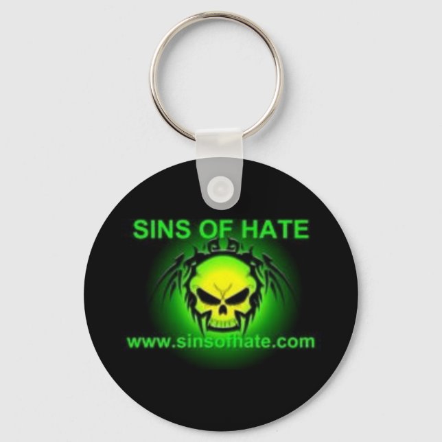 Green logo key chain (Front)