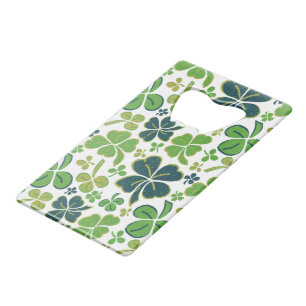 Green Lucky Shamrocks Clover St. Patrick`s Day