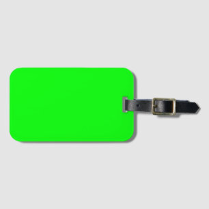 Green Luggage Tag
