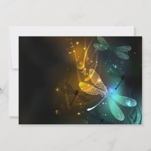 Green luminous dragonfly flight announcement