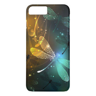 Green luminous dragonfly flight iPhone 8 plus/7 plus case