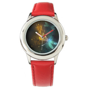 Green luminous dragonfly flight watch