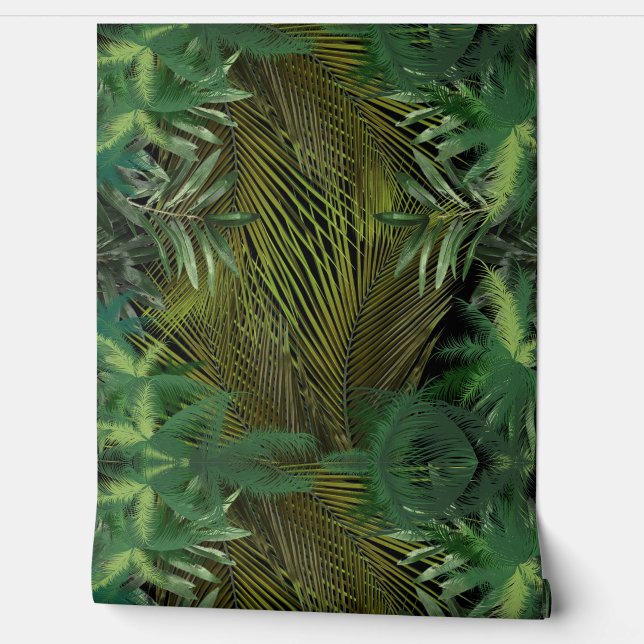 Green Lush Plants Wallpaper (Unrolling)