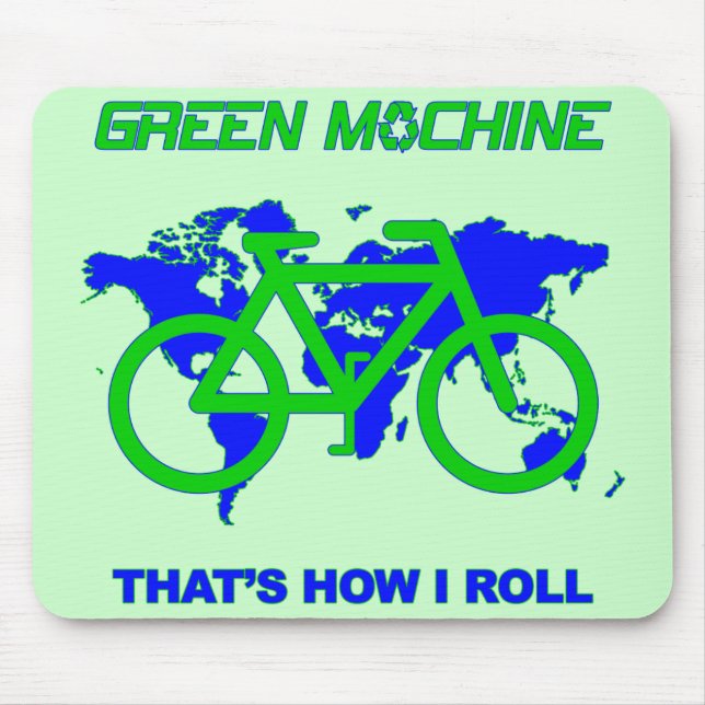 Green Machine Mouse Mat (Front)