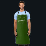 Green Made with Love Custom Your Kitchen Apron<br><div class="desc">Get ready to whip up some culinary delights with the Green Made with Love Custom Your Kitchen Apron. This personalised apron is designed to add a touch of style and sentiment to your cooking adventures. The apron is available in a vibrant green colour, adding a pop of freshness to your...</div>