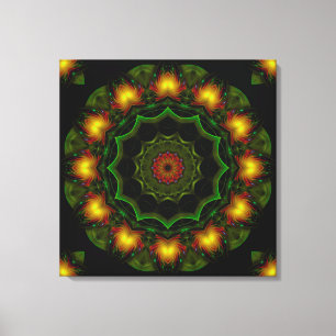 Green Magic Wrapped Canvas