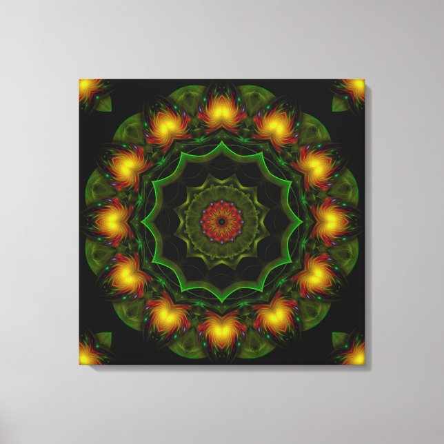 Green Magic Wrapped Canvas (Front)