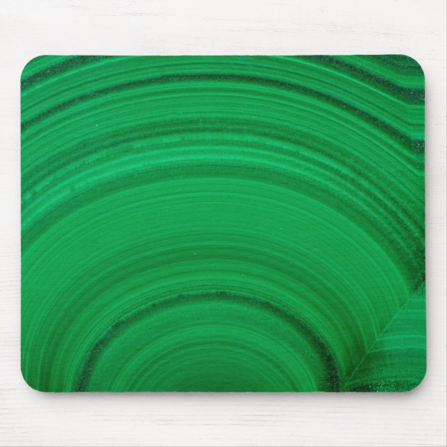 Green Malachite Close-Up Mouse Mat (Front)