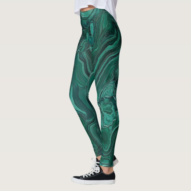 Green Malachite Stone Leggings (Left)