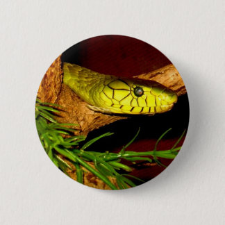 Green Mamba 6 Cm Round Badge