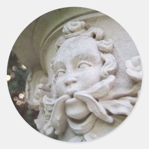 Green Man Classic Round Sticker