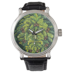 Green Man Mens Watch