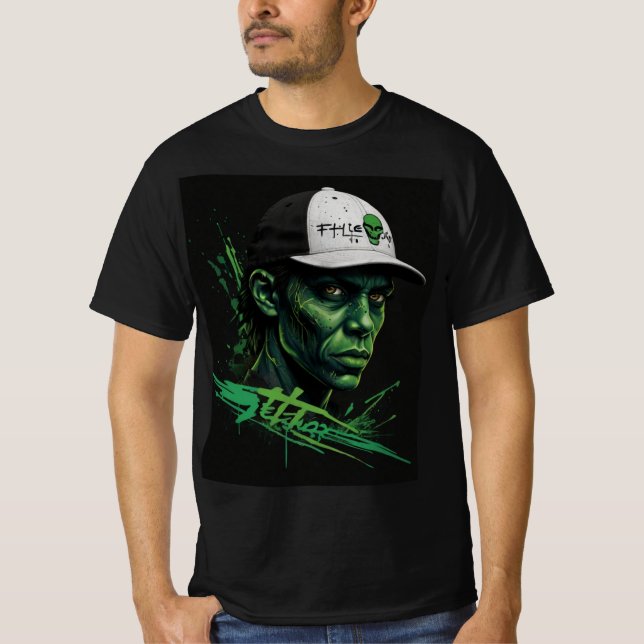  Green Man T-Shirt (Front)