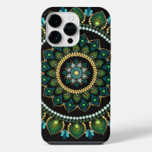 Green Mandala | Handpainted | Sacred Geometry