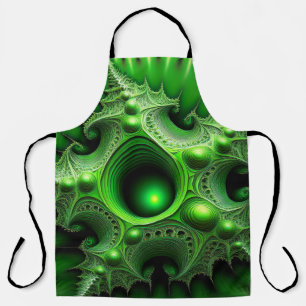 Green Mandelbrot Portal Apron