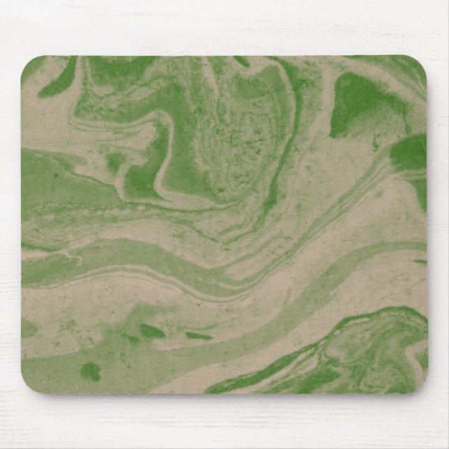 Green marble, a little everyday luxury  mouse mat (Front)